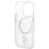 Apple iPhone 13 Pro Karl Lagerfeld dėklas Iconic Karl&amp;Choupette Magsafe (KLHMP13LHNKCIT) skaidrus
