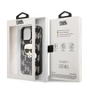 Apple iPhone 13 Pro Karl Lagerfeld dėklas Monogram Ikonik Patch juodos spalvos