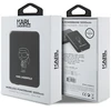 Karl Lagerfeld NFT Outline Ikonik MagSafe - Induction Power Bank 5000 mAh 15W MagSafe (juodas)
