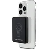 Karl Lagerfeld NFT Outline Ikonik MagSafe - Induction Power Bank 5000 mAh 15W MagSafe (juodas)