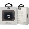 Karl Lagerfeld PU Embossed Karl Head dėklas ausinėms AirPods Pro juodos spalvos