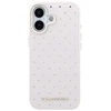 Dėklas Karl Lagerfeld PU Perforated Gold Dots phone case with MagSafe support for iPhone 17 pink