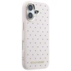 Dėklas Karl Lagerfeld PU Perforated Gold Dots phone case with MagSafe support for iPhone 17 pink