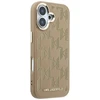 Dėklas Karl Lagerfeld PU Perforated Monogram phone case with MagSafe support for iPhone 17 beige