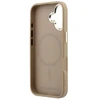 Dėklas Karl Lagerfeld PU Perforated Monogram phone case with MagSafe support for iPhone 17 beige