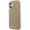 Dėklas Karl Lagerfeld PU Perforated Monogram phone case with MagSafe support for iPhone 17 beige