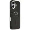 Karl Lagerfeld PU RSG Logo MagSafe dėklas skirtas Apple iPhone 17 juodos spalvos