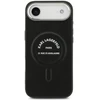 Karl Lagerfeld PU RSG Logo MagSafe dėklas skirtas Apple iPhone Air juodos spalvos