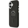 Karl Lagerfeld PU RSG Logo MagSafe dėklas skirtas Apple iPhone 17 juodos spalvos