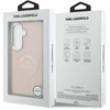 Dėklas Karl Lagerfeld PU RSG Logo phone case with MagSafe support for Samsung Galaxy S26 (S942) pink