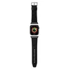 Karl Lagerfeld Apple Watch dirželis 38/40/41 mm KLAWMSAKLHPK STRAP SAFFIANO MONO Juodas