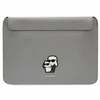 Nešiojamo kompiuterio krepšys 16" Karl Lagerfeld Saffiano Karl&amp;Choupette (KLCS16SAKCPMG) sidabrinės spalvos