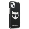 Apple iPhone 13 Mini Karl Lagerfeld dėklas Choupette Head juodos spalvos