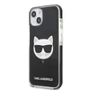 Apple iPhone 13 Mini Karl Lagerfeld dėklas Choupette Head juodos spalvos