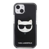 Apple iPhone 13 Mini Karl Lagerfeld dėklas Choupette Head juodos spalvos
