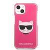 Apple iPhone 13 Karl Lagerfeld dėklas Choupette Head (KLHCP13MTPECPI) rožinės spalvos