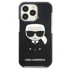 Apple iPhone 13 Pro Karl Lagerfeld dėklas Iconik Karl (KLHCP13LTPEIKK) juodos spalvos