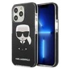 Apple iPhone 13 Pro Karl Lagerfeld dėklas Iconik Karl (KLHCP13LTPEIKK) juodos spalvos