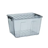 NHG Dėžė su dangčiu Home Box Plast Team 40L/35.3x3.3x46.7cm permatoma/pilka