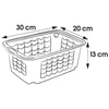 Keeeper Basket S 30x20x13cm Fritz transparent