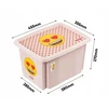 Keeeper Kaste ar vaku 30L Karolina "Emoji Hearts" 45x35x27cm roza ()