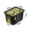 Keeeper Kaste ar vaku 30L Karolina "Minions Mosaic" 45x35x27cm melna ()