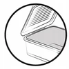 Keeeper Box with lid clipbox Leonie 28.5x18.5x16cm 5.4L transparent