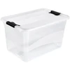 Keeeper Box with lid crystalbox Cornelia 59,5x39,5x34cm 52L transparent
