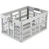 Keeeper Folding box with load capacity iki 50kg Ben 54x37x28cm 45L pilkas
