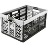 Keeeper Folding box with load capacity iki 50kg Ben 54x37x28cm 45L light sidabrinis color