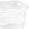 Stoneline Keeeper Food container set rectangular 2x2L Fredo "Fresh" transparent/crystal pilka
