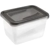 Stoneline Keeeper Food container set rectangular 2x2L Fredo "Fresh" transparent/crystal pilka