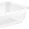 Stoneline Keeeper Food container set rectangular 3x1,25L Fredo "Fresh" transparent/light violetinė