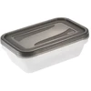 Stoneline Keeeper Food container set rectangular 3x2,4L Fredo "Fresh" transparent/crystal pilka