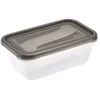 Keeeper Food container set rectangular 3x2,4L Fredo "Fresh" transparent/crystal pilka