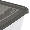 Stoneline Keeeper Food container set rectangular 4x0,75L Fredo "Fresh" transparent/crystal pilka