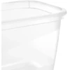 Keeeper Food container set rectangular 4x0,75L Fredo "Fresh" transparent/light violetinė