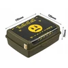 Keeeper Food storage container deco-click-box midi 1L Carla "Emoji Danger" 17x13x7cm olive color