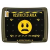 Keeeper Food storage container deco-click-box midi 1L Carla "Emoji Danger" 17x13x7cm olive color