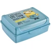 Keeeper Food storage container deco-click-box midi 1L Carla "Minions Hungry" 17x13x7cm light mėlynas