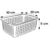 Keeeper Mini basket 30x20x11cm Fred transparent