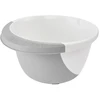 Keeeper Maišymo dubuo su neslystančia funkcija 3,5 l Carlotta Ø26x14 cm balta/pilka