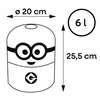 Keeeper Uzglabasnas kaste Bob 6L "Minions" O20x25 5cm dzeltena/zila ()