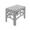 Keeeper Sulankstomas lauko stalas L, kurio keliamoji galia iki 80 kg, Timo 70x45x55cm, pilkas