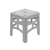 Keeeper Sulankstomas lauko stalas M, kurio keliamoji galia iki 80 kg, Timo, 46,5x44,5x55cm, pilkas