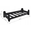 Keeeper Wine rack Rico for 6 bottles 60x28x14 cm juodas