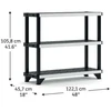 TV staliukas KETER LENTYNA 3 LENTYNOS 122x46x106cm