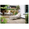 Keter Atlas sun lounger with cushion light beige