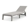 Keter Atlas sun lounger with cushion light beige