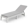 Keter Atlas sun lounger with cushion light beige
